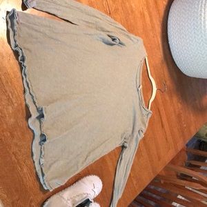 Magnolia Pearl long sleeve tee and moccasins